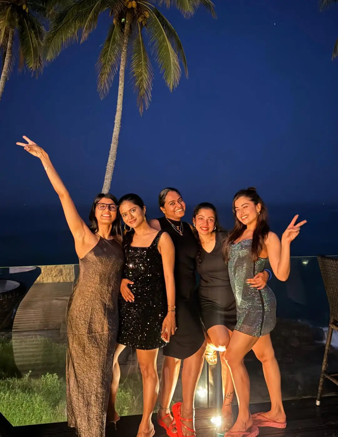 Rashmika Mandanna Enjoying Vacation in Sri Lanka with Friends