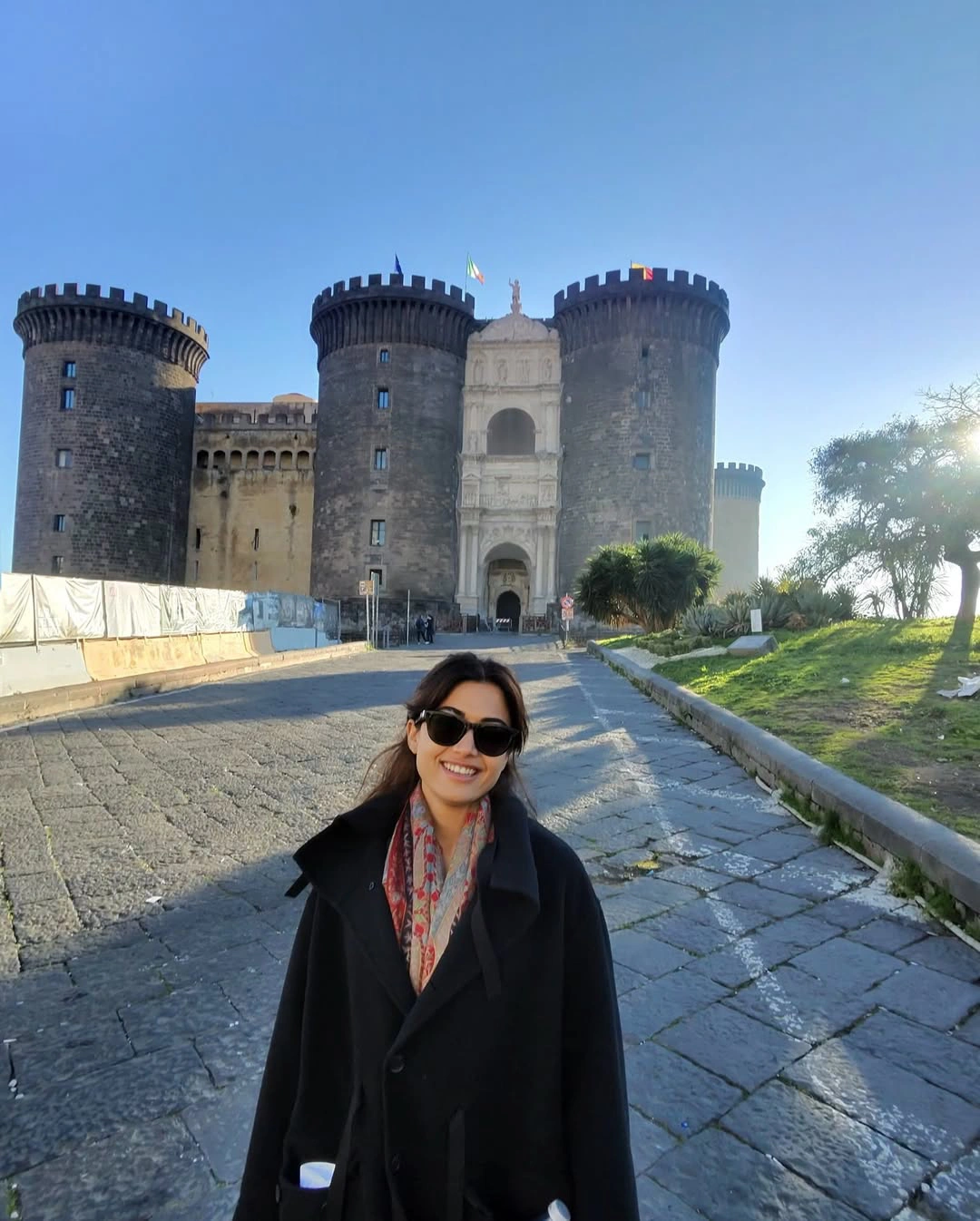 Rashmika Mandanna Vacation to Rome with Anand Deverakonda