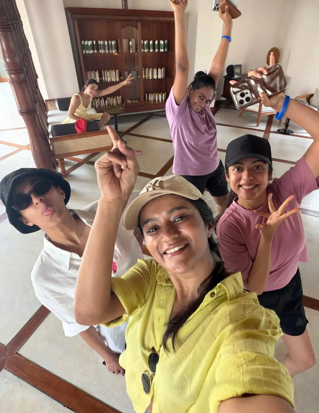 Rashmika Mandanna Enjoying Vacation in Sri Lanka with Friends