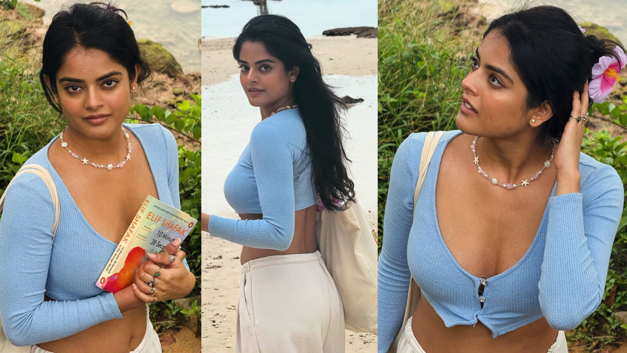 Riddhi Kumar: బీచ్ బ్యూటీని డామినేట్ చేస్తున్న ప్రభాస్ హీరోయిన్.. రద్దీ కుమార్ క్యూట్ ఫోటోలు