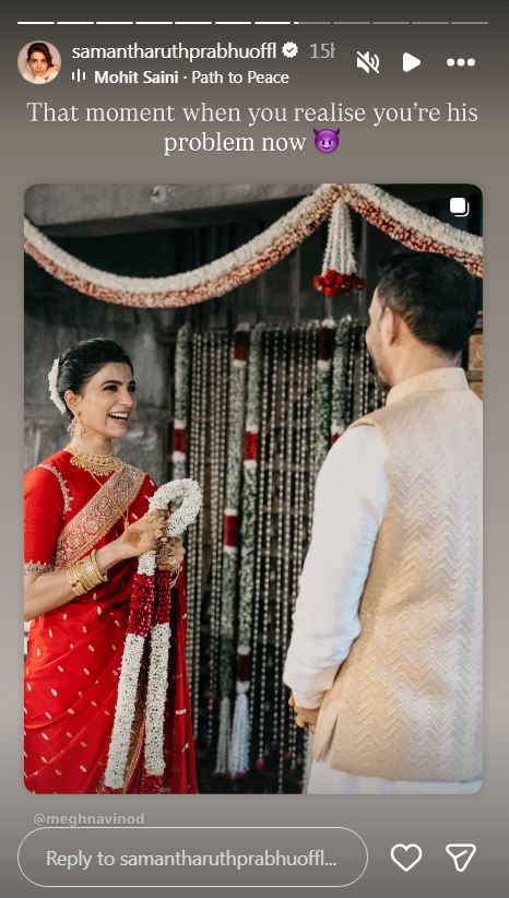 Samantha Interesting Post on her Husband Raj Nidimoru after Marriage