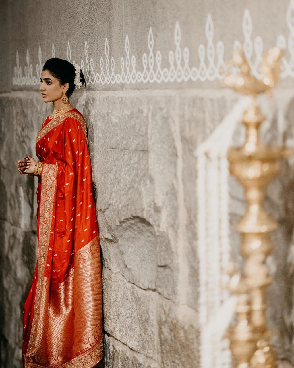 Samantha Photos in Wedding Saree