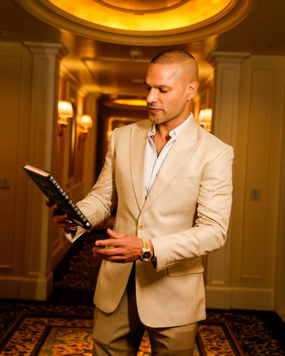 Shikhar Dhawan Lanched his Autobiography The One : Cricket, My Life and More Book with Girlfriend Sophie Shine