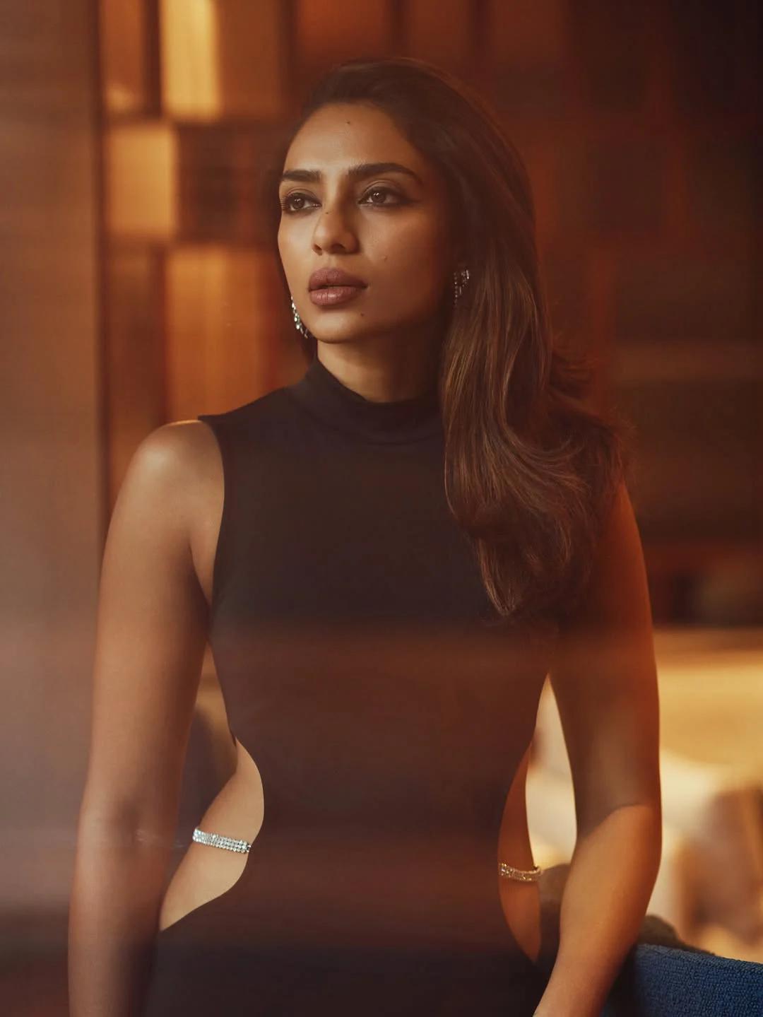 Sobhita Dhulipala Stunning Looks in Black Outfit