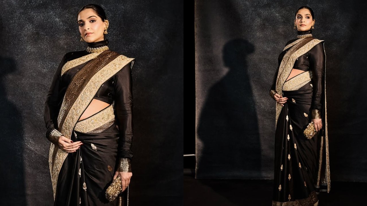 Sonam Kapoor : చీరలో బేబీ బంప్ ఫొటోలు.. బాలీవుడ్ భామ సోనమ్ కపూర్..