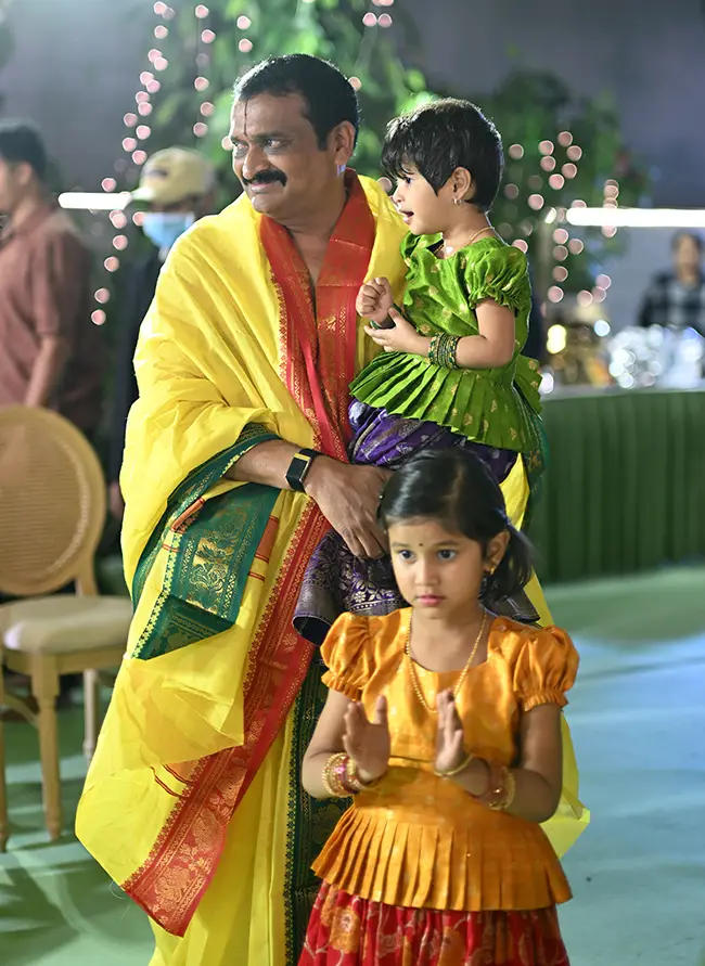 Srinivasa Kalyanam grandly celebrated at producer Bandla Ganesh house (1)