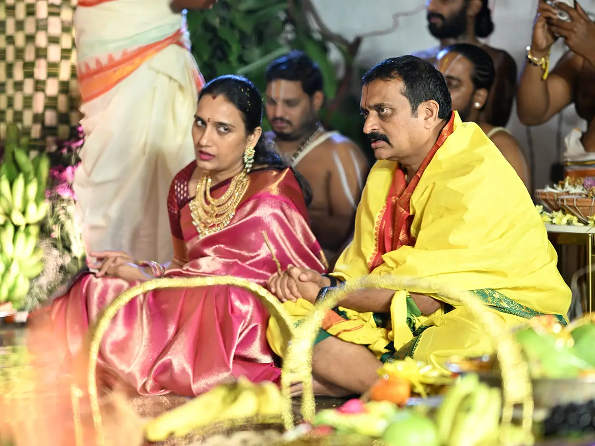 Srinivasa Kalyanam grandly celebrated at producer Bandla Ganesh house (1)