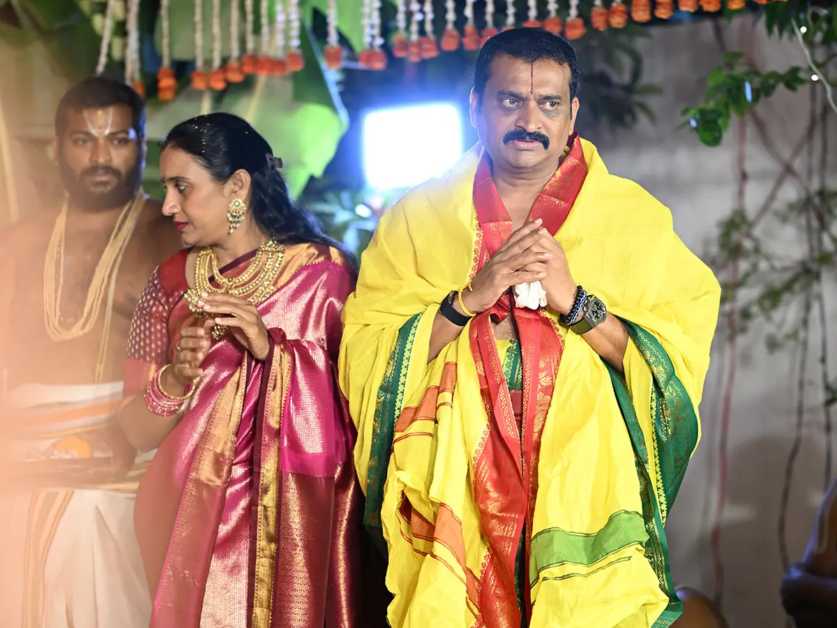 Srinivasa Kalyanam grandly celebrated at producer Bandla Ganesh house (1)