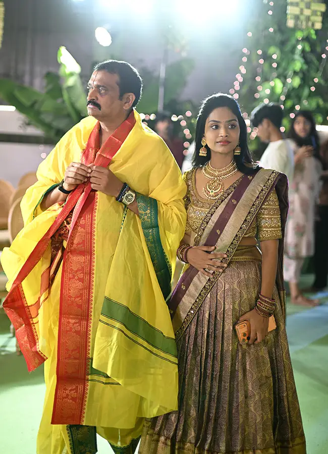 Srinivasa Kalyanam grandly celebrated at producer Bandla Ganesh house (1)