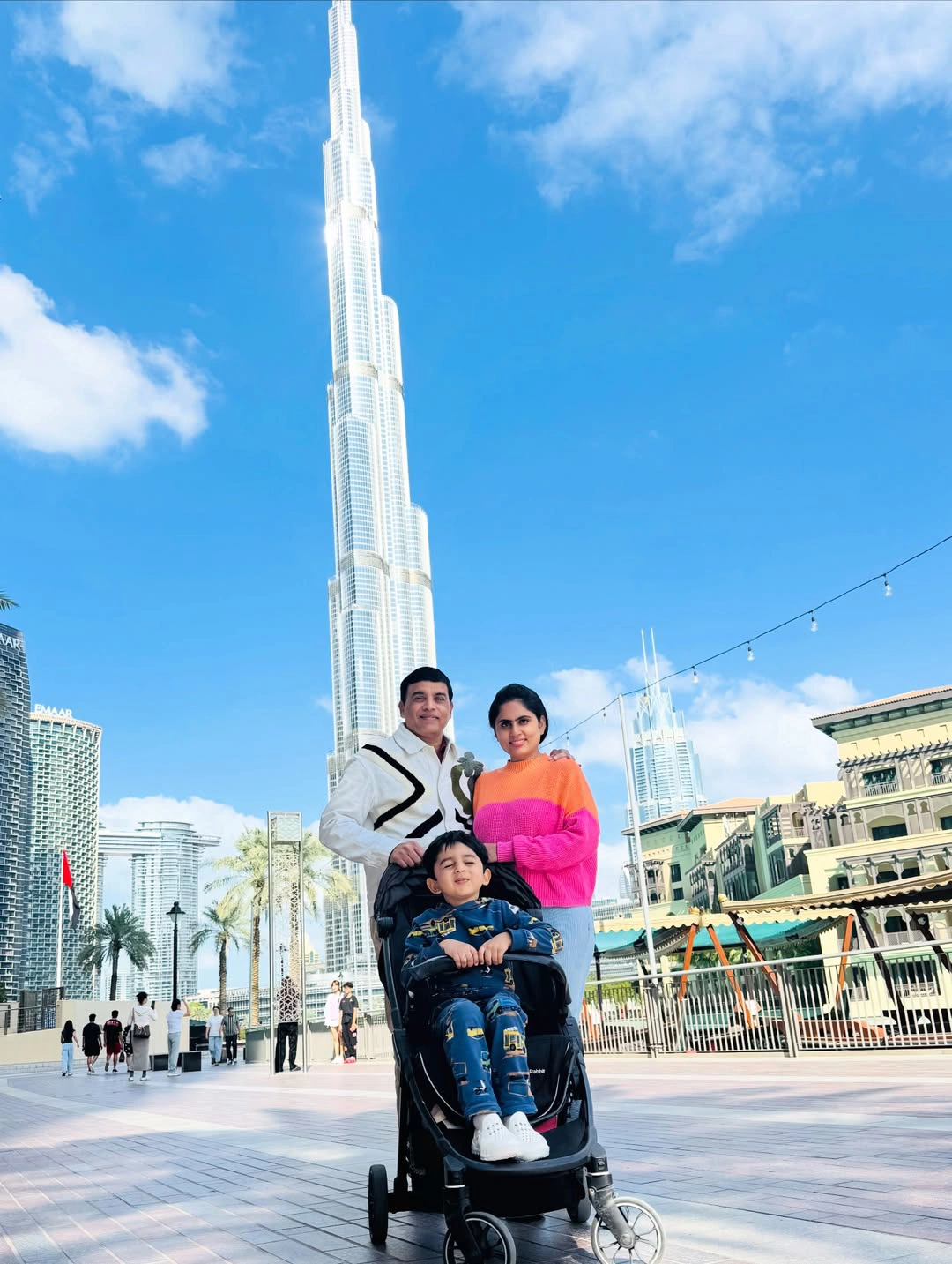 Dil Raju New Year Celebrations with his Wife Tejaswini Vygha and Son