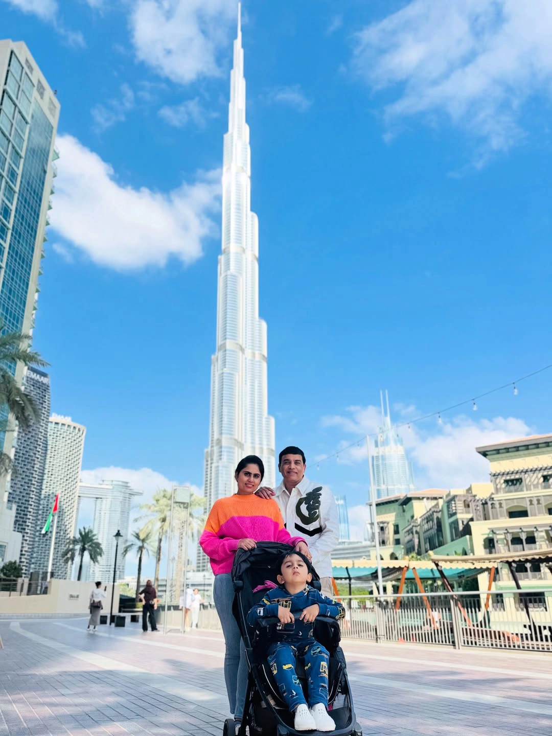 Dil Raju New Year Celebrations with his Wife Tejaswini Vygha and Son