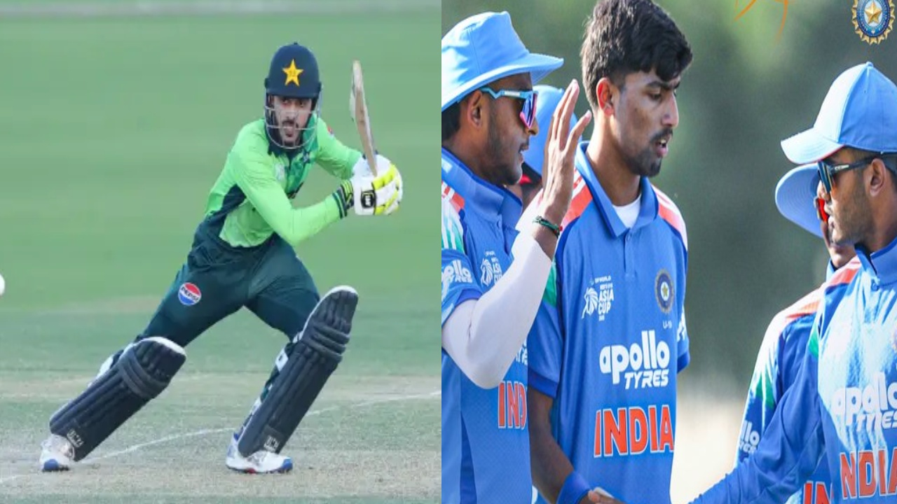 U19 Asia Cup 2025 : దంచికొట్టిన పాక్ ఓపెన‌ర్‌.. ఆసియాక‌ప్ ఫైన‌ల్ మ్యాచ్‌లో భార‌త్ ముందు భారీ టార్గెట్‌..