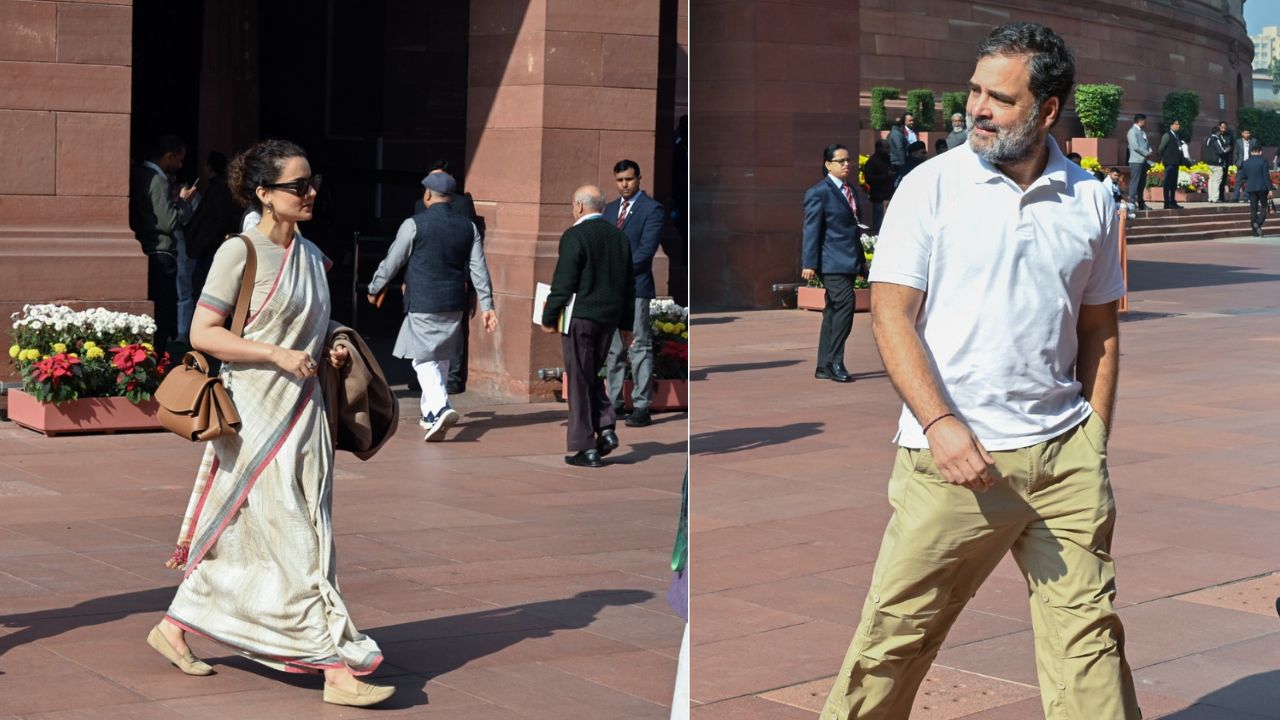 పార్లమెంట్‌ ప్రాంగణంలో క్లిక్‌మనిపించిన దృశ్యాలివి..