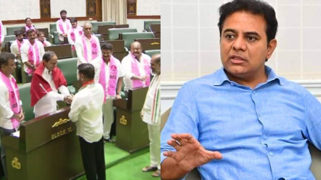 కేసీఆర్‌కు రేవంత్‌ రెడ్డి షేక్‌హ్యాండ్‌ ఇవ్వడంపై కేటీఆర్ కామెంట్స్‌.. ఇది చాలంటూ..