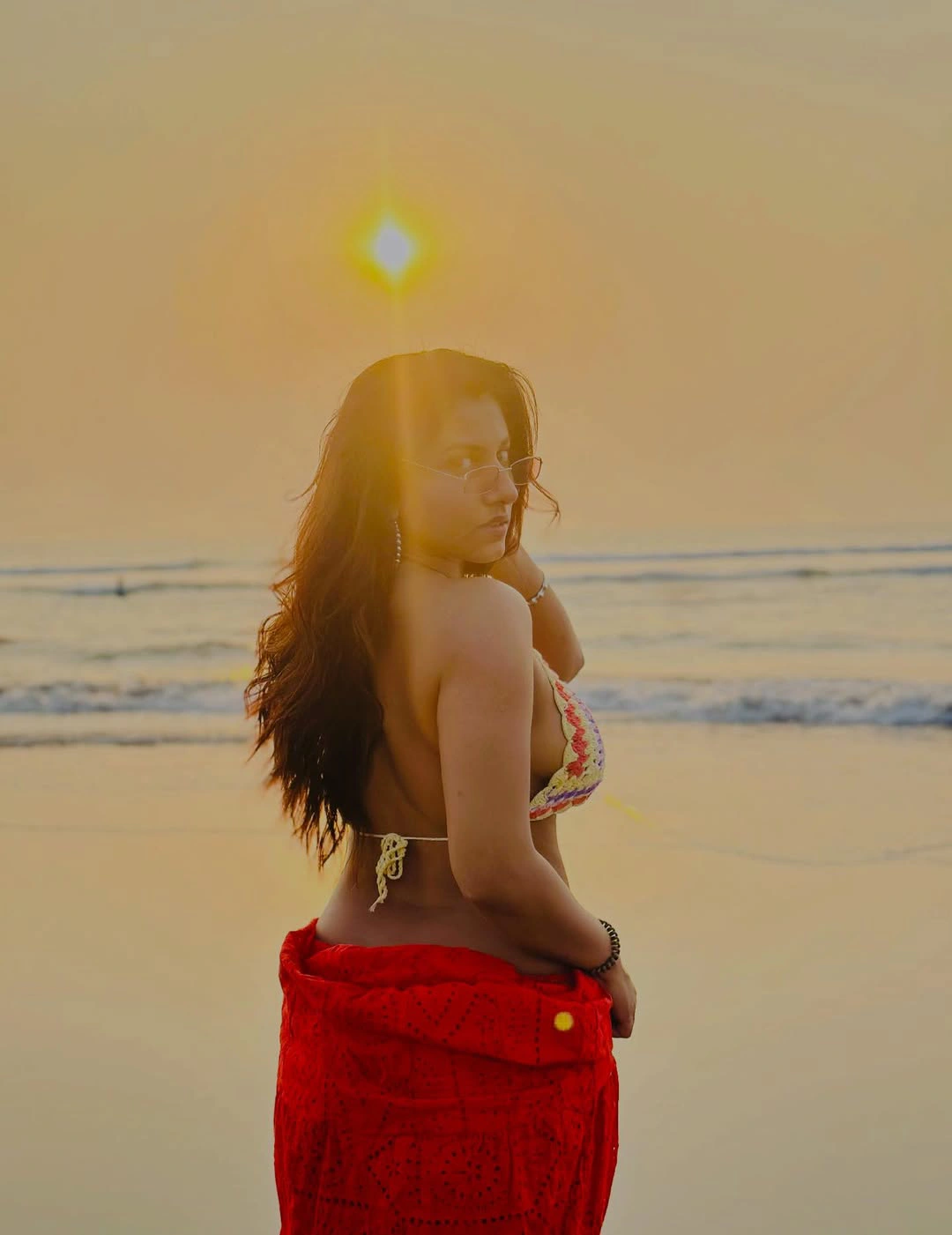 Vishnupriyaa Bhimeneni Enjoying Vacation in Goa