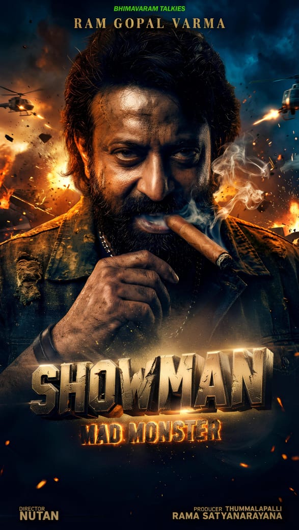 Ram Gopal Varma first look released from from the Showman movie