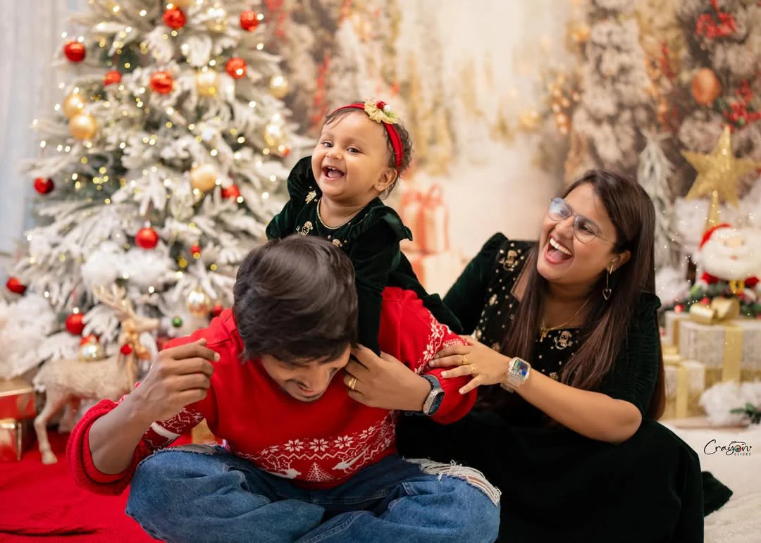 Jabardasth Yadamma Raju Christmas Celebrations with Family