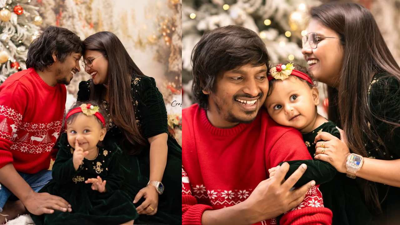 Jabardasth Yadamma Raju : భార్య కూతురితో జబర్దస్త్ యాదమ్మ రాజు.. క్రిస్మస్ సెలబ్రేషన్స్.. ఫోటోలు వైరల్..