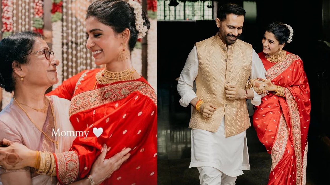 Samantha Mother : చాన్నాళ్లకు కనపడిన సమంత తల్లి.. పెళ్ళిలో మమ్మీ అంటూ సమంత పోస్ట్.. ఫోటో వైరల్..