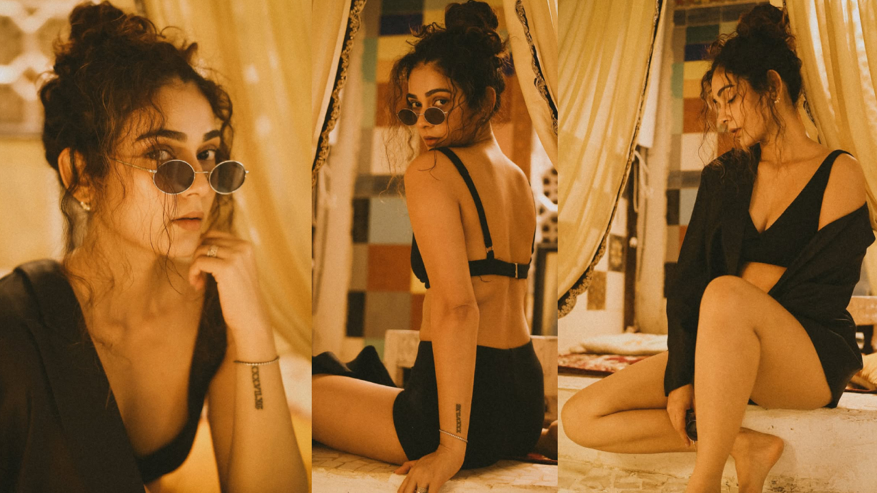 Akanksha Singh: బ్లాక్ డ్రెస్ లో హాట్ పోజులు.. గ్లామర్ డోస్ పెంచిన ఆకాంక్ష.. ఫొటోలు