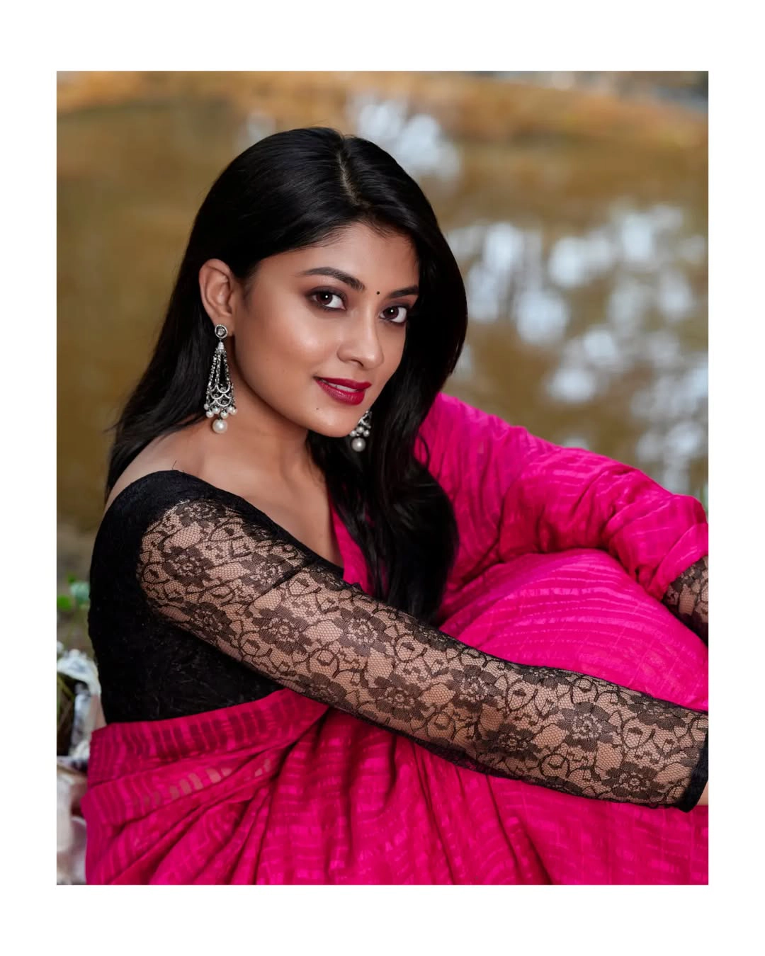 Ammu Abhirami Who Acted in Rajasaab Movie