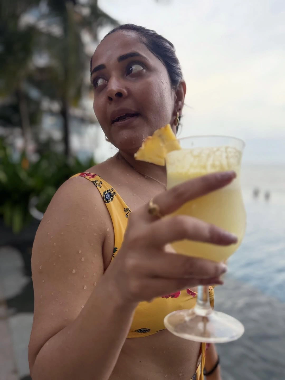 Anasuya Bharadwaj Enjoying New Year with Husband