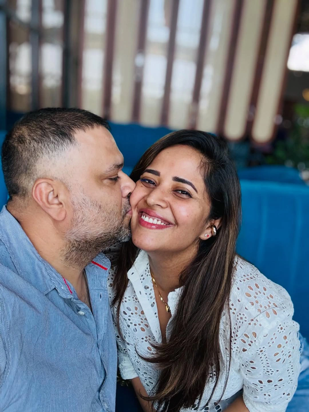 Anasuya Bharadwaj Enjoying New Year with Husband