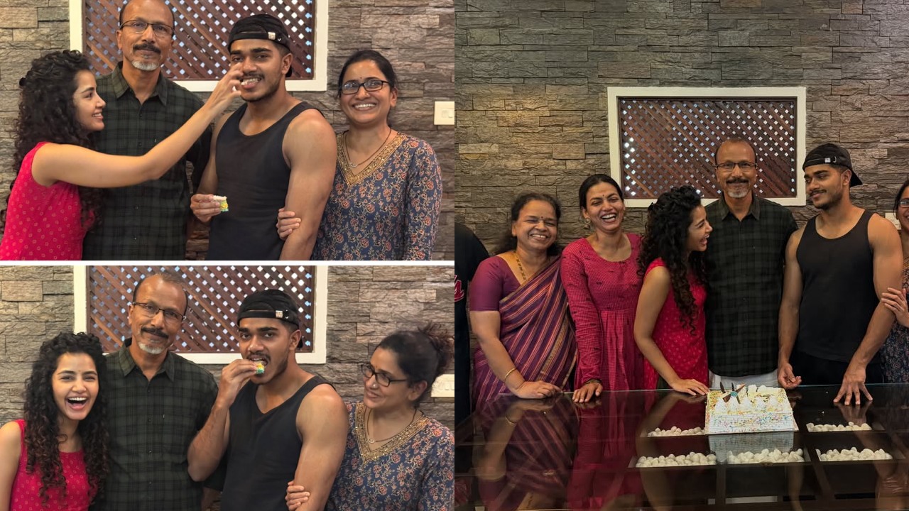 Anupama Parameswaran : తండ్రి 60వ పుట్టిన రోజుని గ్రాండ్ గా సెలబ్రేట్ చేసిన అనుపమ పరమేశ్వరన్.. ఫొటోలు వైరల్..