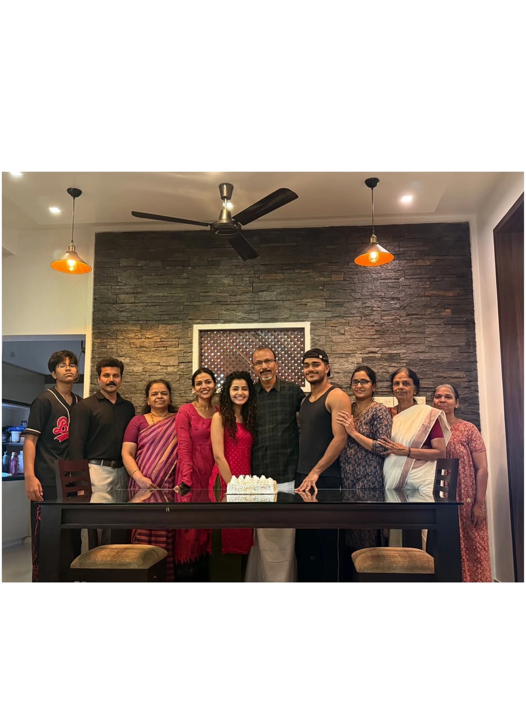 Anupama Parameswaran Celebrates her Father 60th Birthday Celebrations