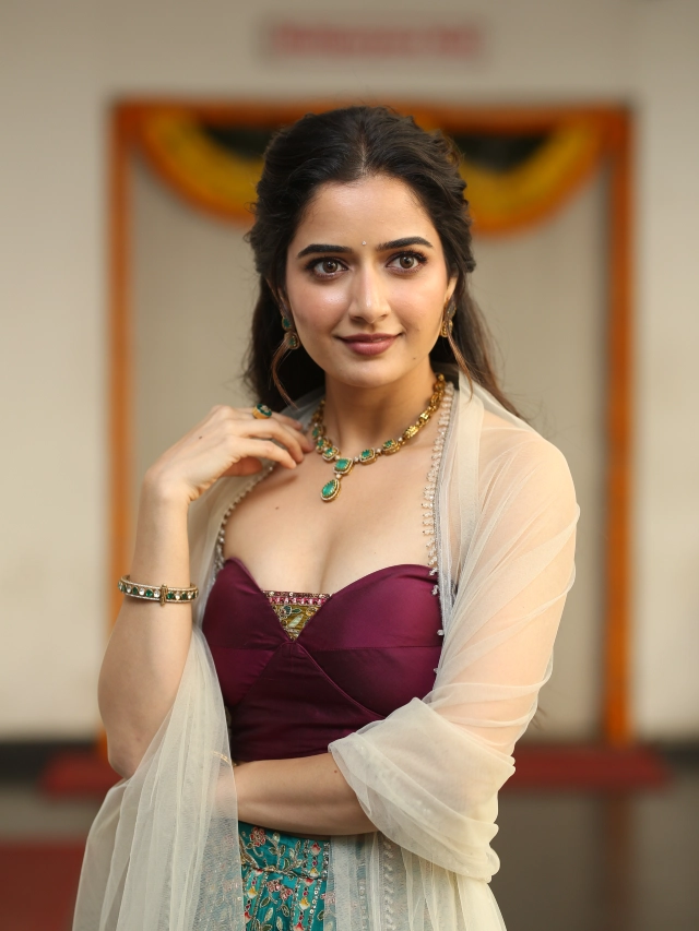 Ashika Ranganath Dimple Hayathi Shines in Bhartha Mahasayulaku Wignyapthi Promotions