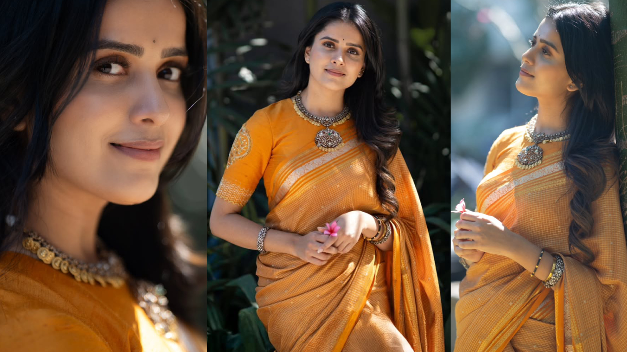 Thanuja Puttaswamy: బంతిపువ్వు రంగు చీరలో పూబంతిలా.. తనూజ లేటెస్ట్ ఫొటోస్