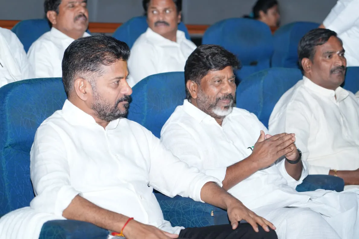 CM Revanth Reddy and Ministers Traveled in RTC Bus an Watched Phule Movie