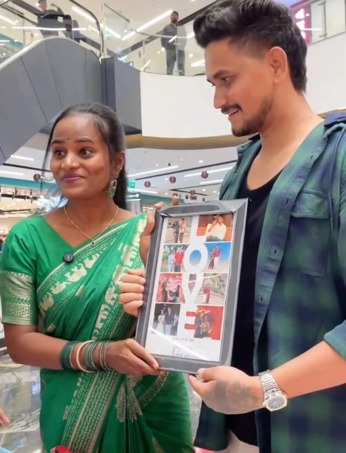 Jabardasth Faima Celebrate her Boyfriend Praveen Birthday