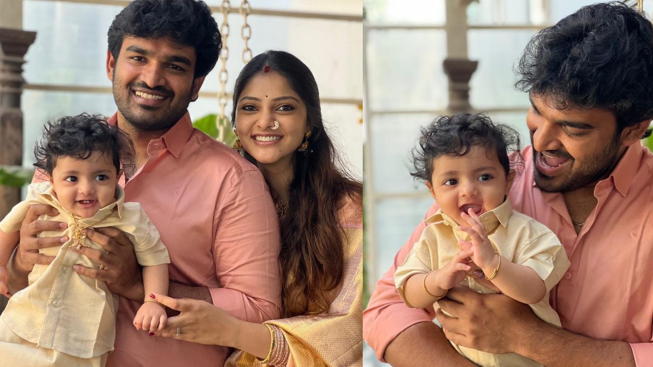 Kiran Abbavaram : న్యూ ఇయర్ స్పెషల్.. భార్య, కొడుకుతో కిరణ్ అబ్బవరం ట్రెడిషినల్ లుక్స్..