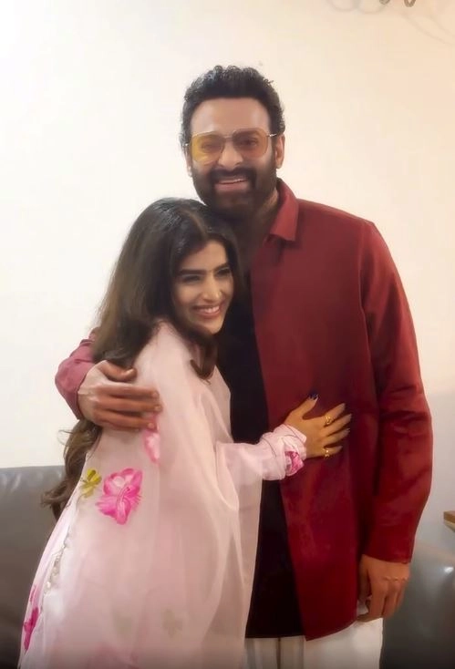Prabhas Meets lady Fan