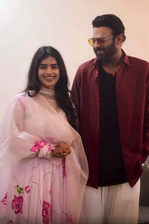 Prabhas Meets lady Fan