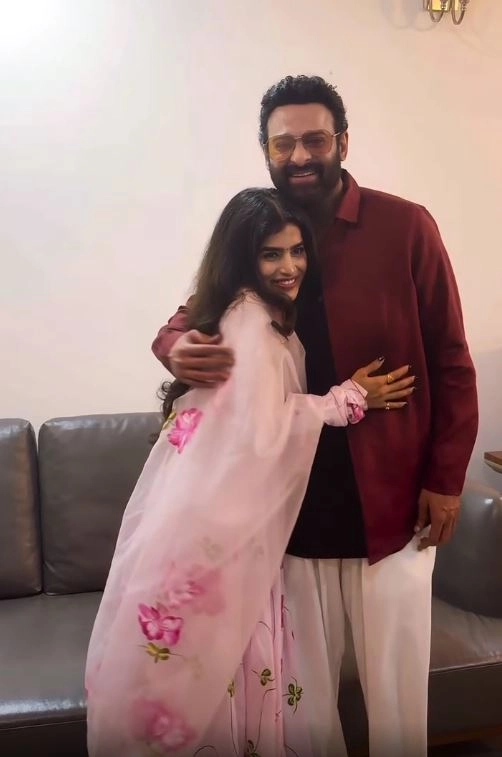 Prabhas Meets lady Fan