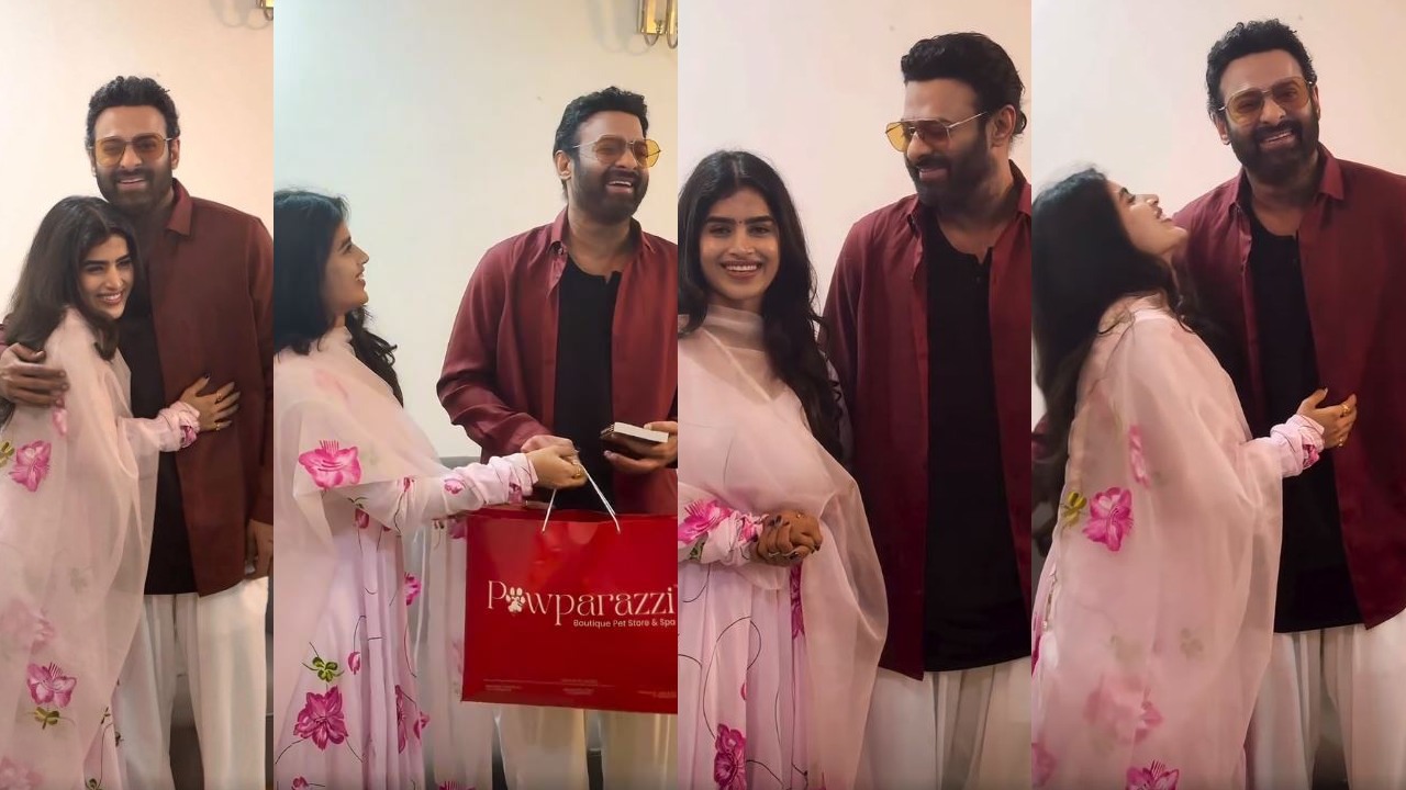 Prabhas : లేడీ ఫ్యాన్ ని కలిసిన డార్లింగ్.. ప్రభాస్ ఎలా సిగ్గు పడుతున్నాడో చూడండి.. ఫోటోలు వైరల్..