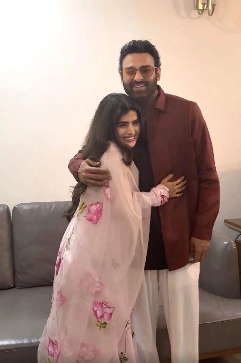 Prabhas Meets lady Fan