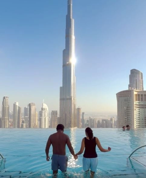 Rahul Sipligunj Harinya Reddy Enjoying Vacation in Dubai