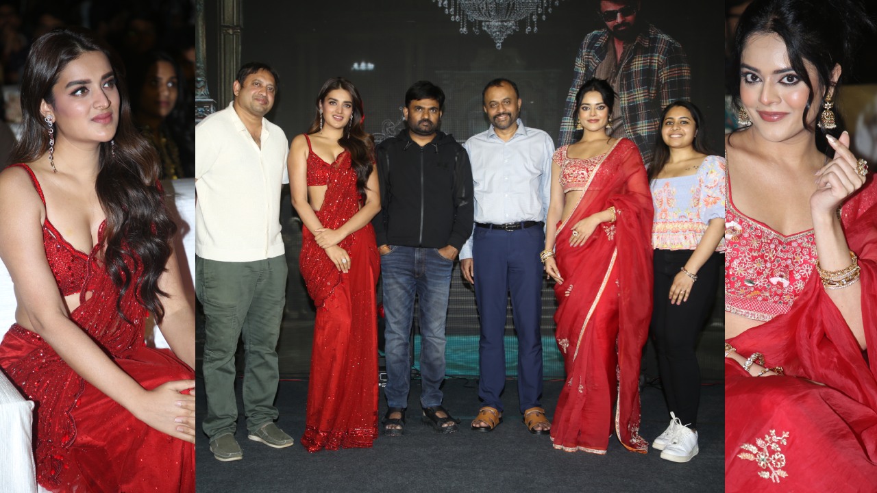 Rajasaab Press Meet : ప్రభాస్ లేకుండానే.. రాజాసాబ్ రిలీజ్ ప్రెస్ మీట్.. ఫోటోలు..