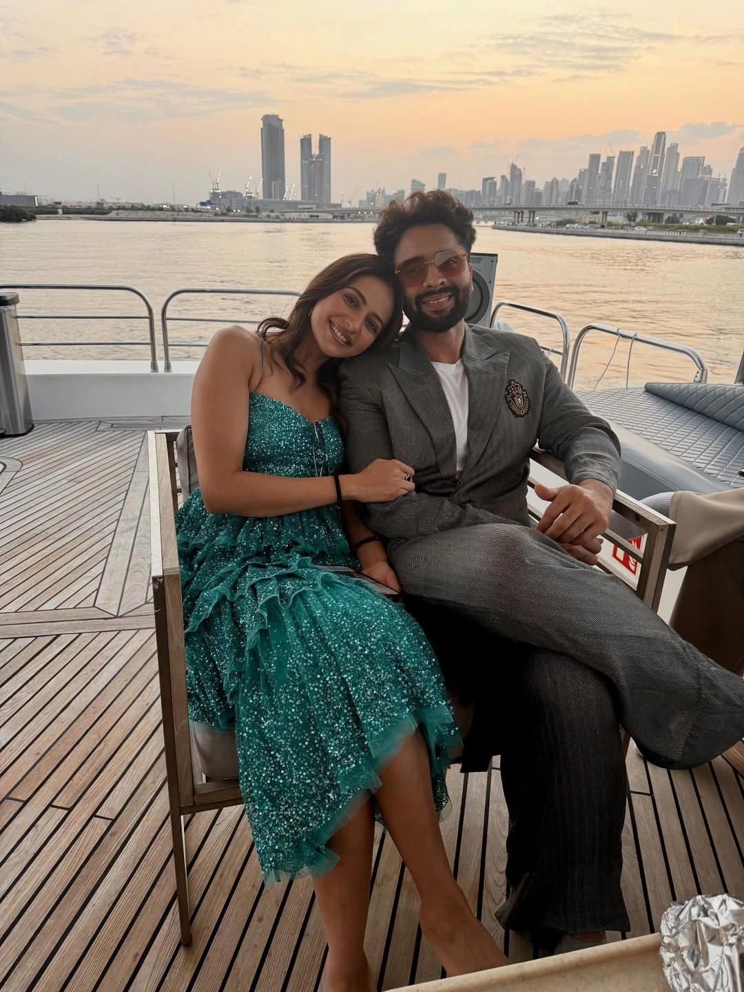 Rakul Preet Singh New Year Celebrations with Husband