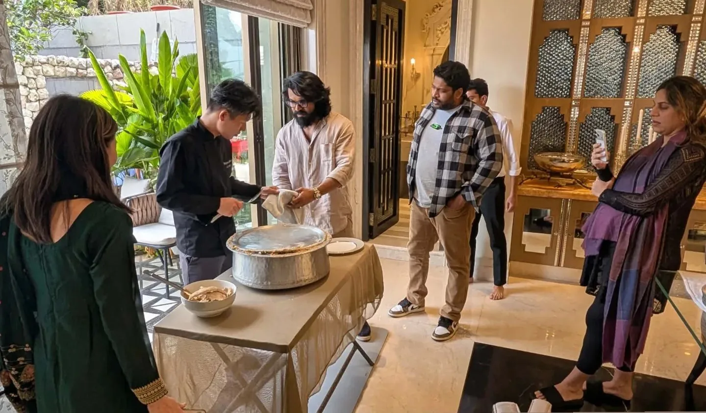 Biryani Festival in Ram Charan House