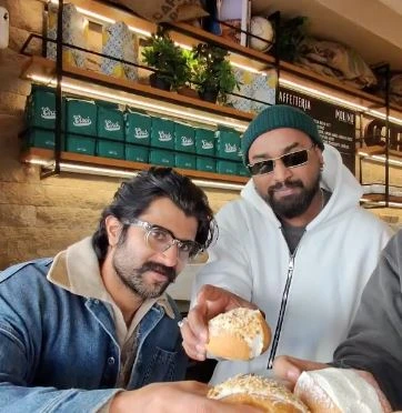 Rashmika Mandanna Vijay Deverakonda Rome Vacation Photos