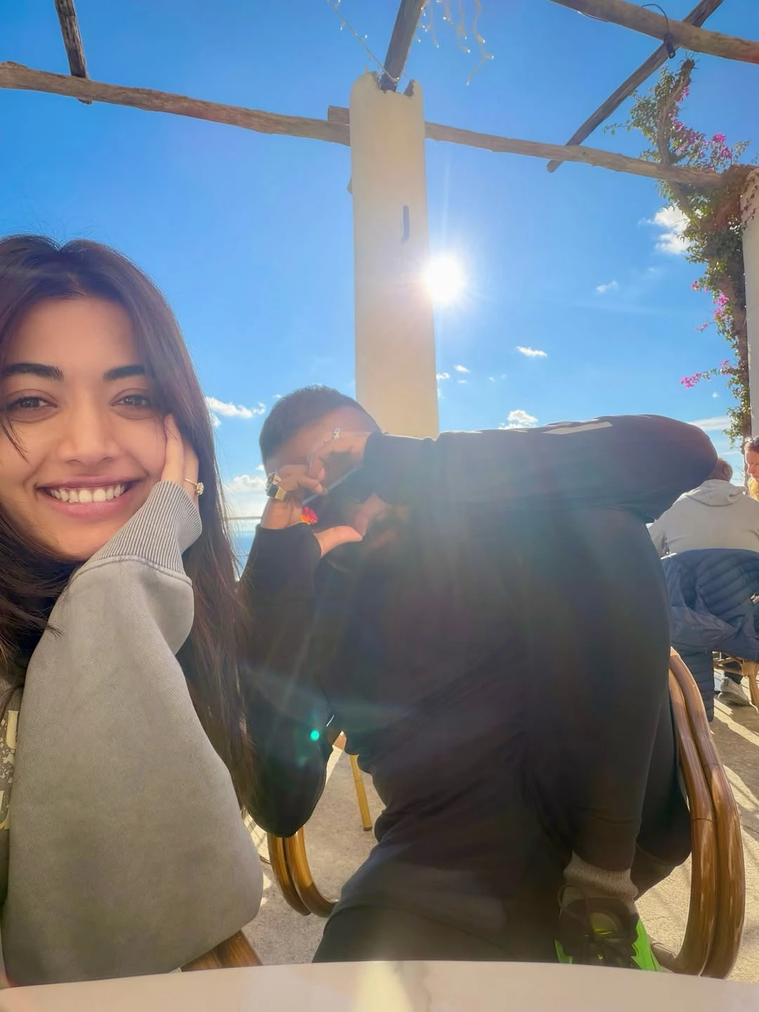 Rashmika Mandanna Vijay Deverakonda Rome Vacation Photos