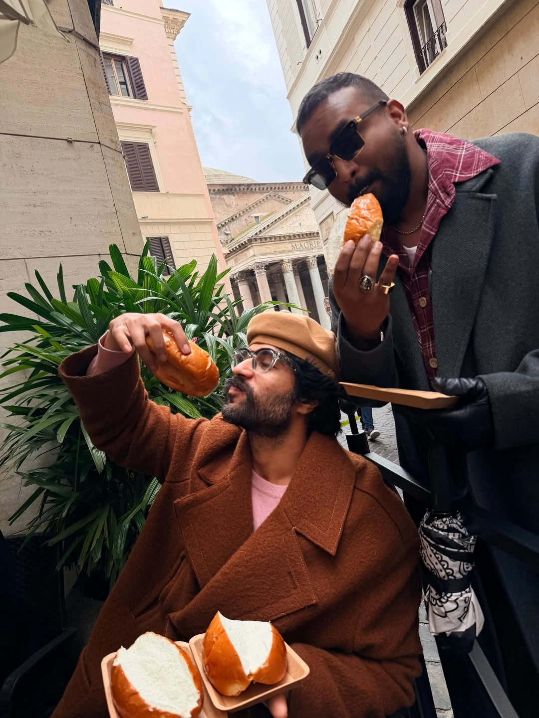 Rashmika Mandanna Vijay Deverakonda Rome Vacation Photos