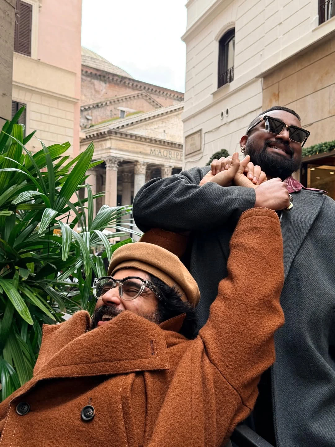 Rashmika Mandanna Vijay Deverakonda Rome Vacation Photos