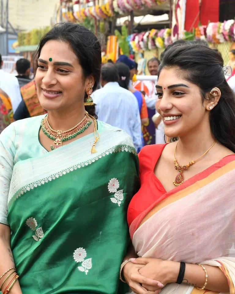 Supritha and Surekhavani Visits Tirumala Temple