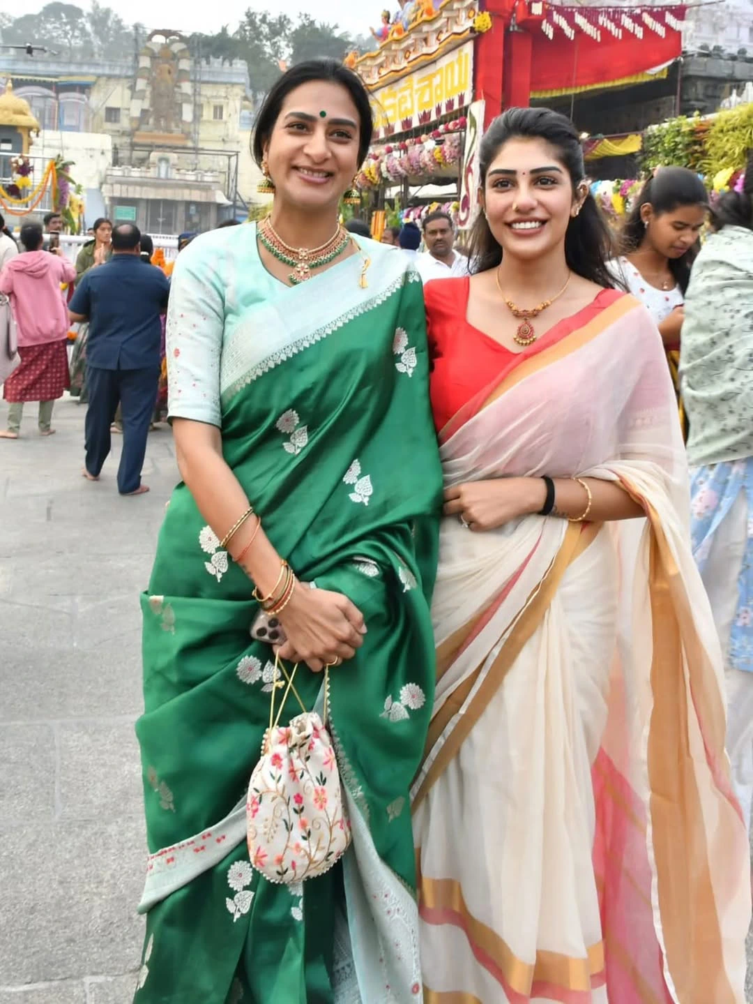 Supritha and Surekhavani Visits Tirumala Temple