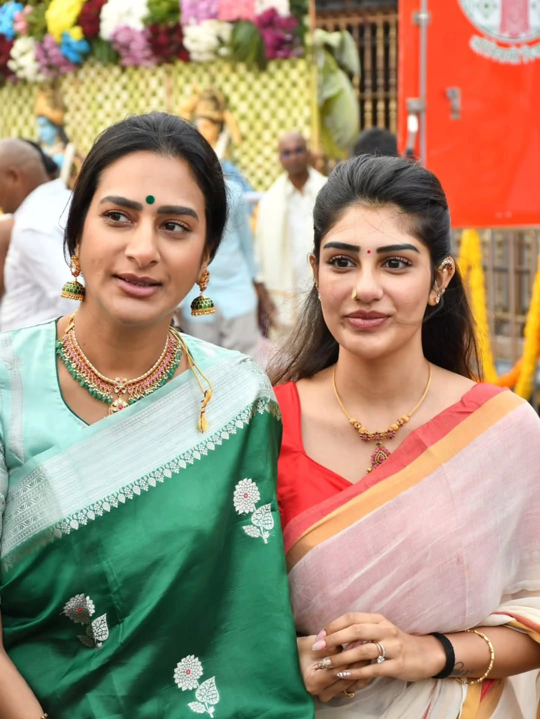 Supritha and Surekhavani Visits Tirumala Temple
